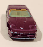 1990 Hot Wheels Color Racers II '83 Custom Corvette Convertible Purple Blue Die Cast Toy Car Vehicle