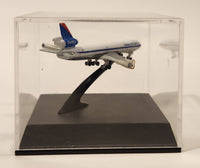 New Ray Delta Airlines McDonnell Douglas MD - 11 1/850 Scale Die Cast Toy Airplane in Display Case