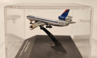 New Ray Delta Airlines McDonnell Douglas MD - 11 1/850 Scale Die Cast Toy Airplane in Display Case