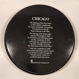 1987 Chicago International Beverage Industry Exposition 150th Anniversary Metal Beverage Serving Tray