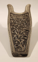 Vintage Ralide Embossed Recessed Carved Flower Pattern Hard Plastic Cowboy Boot Jack Puller