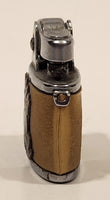 Rare Vintage Auer Championette Enamel Black Dog Small Pocket Lighter Made in Japan