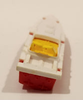 Unknown Brand Fire Department Speed Boat Red and White Plastic Toy Boat