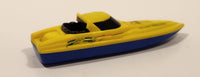 Unknown Brand Ocean Princess Speed Boat Blue and Yellow Plastic Toy Boat