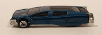 2002 Hot Wheels First Editions Syd Mead's Sentinel 400 Limo Metallic Dark Teal Die Cast Toy Limousine Car Vehicle