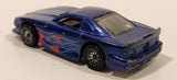 2007 Hot Wheels Mustang Cobra Metalflake Dark Blue Die Cast Toy Car Vehicle