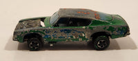 Vintage 1968 Hot Wheels Sweet Sixteen Custom Barracuda Spectraflame Green Die Cast Toy Car Vehicle