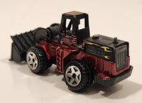 2002 Hot Wheels CAT Wheel Loader Red Die Cast Toy Construction Vehicle