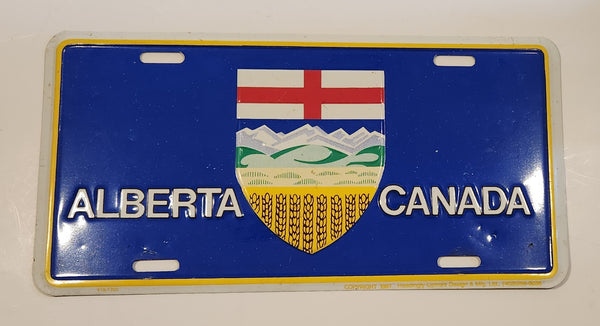Alberta Canada Embossed Tin Metal Vehicle License Plate Tag