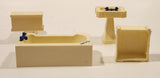 Vintage Reliable Products Bathroom Furniture Miniature Plastic Dollhouse Toys