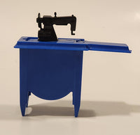 Vintage 1950s Reliable Products Sewing Machine Blue Plastic Dollhouse Toy
