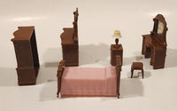 Vintage Reliable Products Bedroom Room Furniture Miniature Plastic Dollhouse Toys