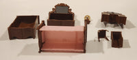 Vintage Reliable Products Bedroom Room Furniture Miniature Plastic Dollhouse Toys