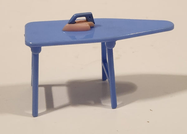 Vintage Renewal Product No. 32 Pink Iron and Blue Ironing Board Plastic Dollhouse Toys