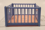 Vintage Reliable Products Play Pen Blue and Pink Plastic Dollhouse Toy