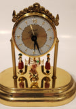 Vintage Schmid West Germany Oktoberfest Dancers Wind Up Dome Clock