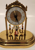 Vintage Schmid West Germany Oktoberfest Dancers Wind Up Dome Clock