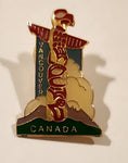 Vancouver Canada Totem Pole Themed Enamel Metal Lapel Pin