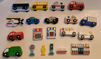 Melissa &amp; Doug Take A Long Town Play Set Wood Case and Toy Car Vehicles