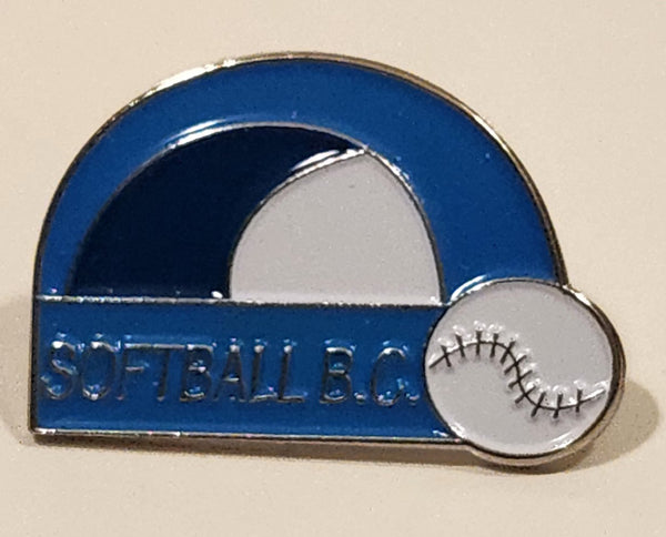 Softball B.C. Enamel Metal Lapel Pin