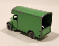 Vintage 1957 Lesney Moko Bedford Removals Van Green Die Cast Toy Car Vehicle