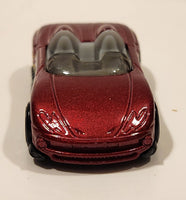 2017 Hot Wheels Mystery Models MX48 Turbo Burgundy Red Die Cast Toy Car Vehicle