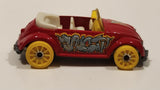 2013 Hot Wheels HW City Graffiti Rides Volkswagen Beetle Convertible Red Die Cast Toy Car Vehicle