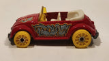 2013 Hot Wheels HW City Graffiti Rides Volkswagen Beetle Convertible Red Die Cast Toy Car Vehicle