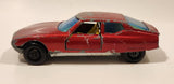 Vintage 1972 Lesney Matchbox Super Kings No. 33 Citroen S.M. Red Die Cast Toy Car Vehicle with Opening Doors