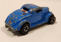 1976 Hot Wheels Flying Colors Neet Streeter Light Enamel Blue Die Cast Toy Car Vehicle Red Lines