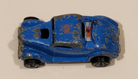 1976 Hot Wheels Flying Colors Neet Streeter Light Enamel Blue Die Cast Toy Car Vehicle Red Lines