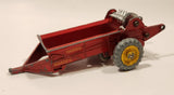 Vintage Meccano Dinky Toys 321 Massey Harris Manure Spreader Red Die Cast Farm Machinery Toy Vehicle