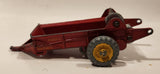 Vintage Meccano Dinky Toys 321 Massey Harris Manure Spreader Red Die Cast Farm Machinery Toy Vehicle