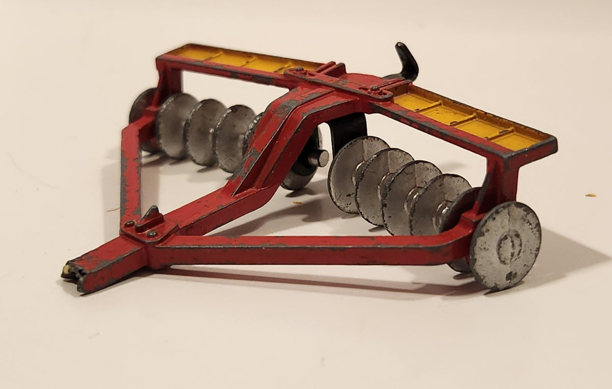 Dinky Toys Gb N°322 – Déchaumeuse Agricole Rouge, échelle 1:43 (boîte, Jamais Joué)