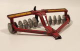 Vintage Meccano Dinky Toys 322 Disc Harrow Red Die Cast Farm Machinery Toy Vehicle
