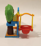 2004 Mattel Viacom Dora The Explorer Talking Dollhouse Backyard Swing Slide Play Set Plastic Toy G6911