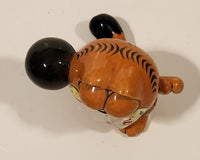 Vintage Enesco Garfield Bowler Holding Ball 2 1/2" Ceramic Figurine