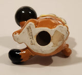 Vintage Enesco Garfield Bowler Holding Ball 2 1/2" Ceramic Figurine