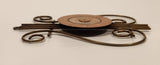 Vintage Cooper Lyre Themed Copper Metal Wall Thermometer Made in U.S.A.