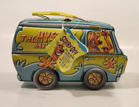 2004 Warner Bros. Hanna Barbera Scooby-Doo! The Mystery Machine Shaped Embossed Tin Metal Lunch Box New with Tags