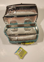 2004 Warner Bros. Hanna Barbera Scooby-Doo! The Mystery Machine Shaped Embossed Tin Metal Lunch Box New with Tags