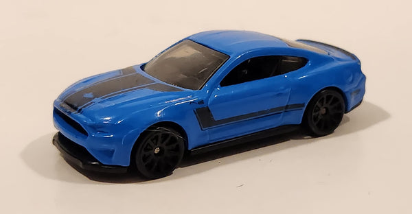 2018 Hot Wheels Muscle Mania 2018 Ford Mustang GT Blue Die Cast Toy Car Vehicle