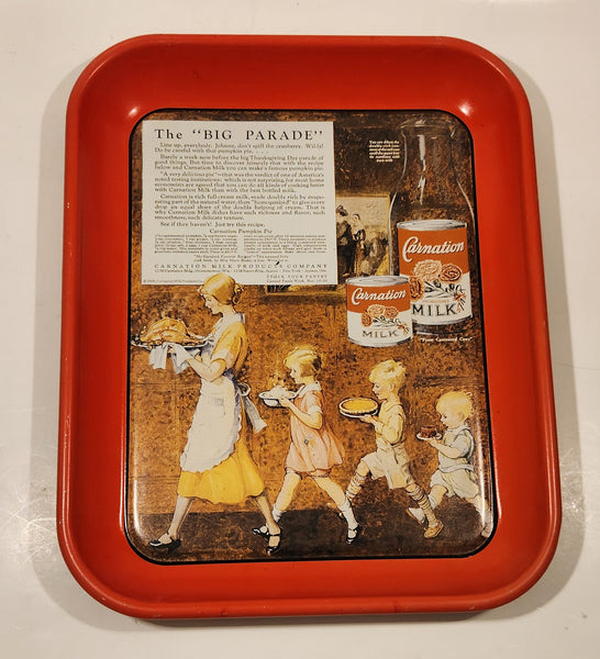 1990s Carnation Evaporated Milk The "Big Parade" Metal Beverage Serving Tray