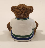 NHL 1970/71 Vancouver Canucks 2 3/4" Tall Resin Teddy Bear Figurine