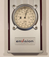 Envision Financial Clock Thermometer Barometer Hygrometer Plastic Cased Weather Station