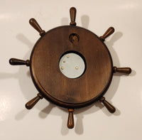 Vintage Fisher Precision Instrument Ships Wheel Barometer Weather Gauge Made in France