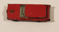 Yatming No. 1015 Ford Station Wagon Fire Department Red Die Cast Toy Car Vehicle