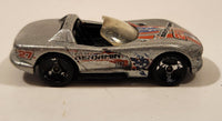 1998 Hot Wheels Dodge Viper RT/10 Metalflake Grey Die Cast Toy Car Vehicle