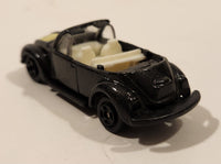 Unknown Brand Volkwagen Cabriolet Black Die Cast Toy Car Vehicle Made in Hong Kong