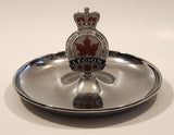 Vintage Royal Canadian Legion Ash Tray Metal Dish